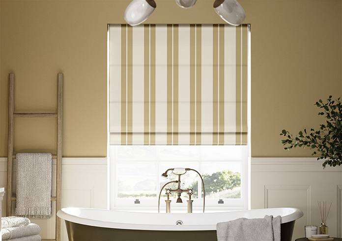 The British Stripe Co. Edward, Derwent No.1 - Twist&Fit Roman Blind - Image 3